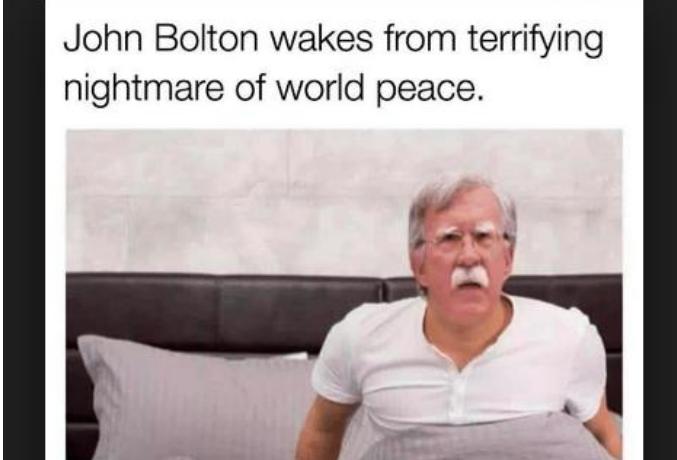 President Trump Terminated National Security Advisor John Bolton and Says He Will Meet with Iranian President Without Any Pre-Conditions