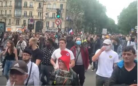 French Citizens Riot in Response to Plan to Require Vaccine Passports