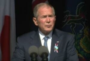 George W. Bush Joins Joe Biden in War against ‘Domestic Extremists’